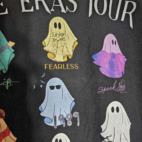 The Eras Tour Concert Ghost Tayloe Swift Halloween Swifties T Shirt Sz 5X - Picture 5 of 12